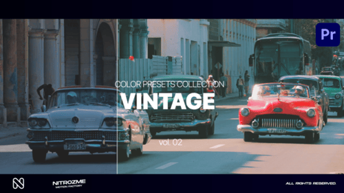 Vintage LUT Collection Vol. 02 for Premiere Pro