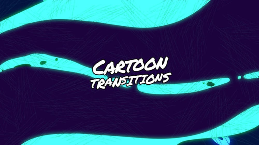 Animated Cartoon Liquid Transition Pack, Elements ft. cartoon effects ...