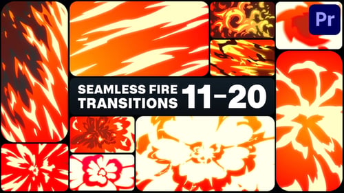 Seamless Fire Transitions for Premiere Pro