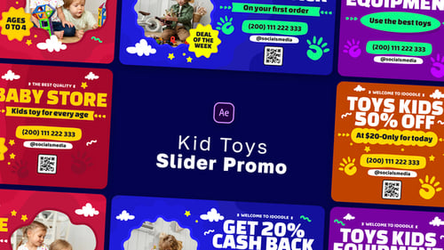 Kids Toys Slider Promo