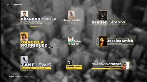 Image Lower Thirds 2.0 | After Effects