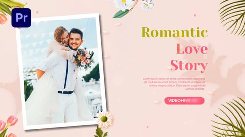 Romantic Wedding Slideshow MOGRT
