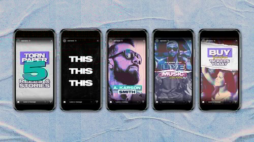 Torn Paper Instagram Reels