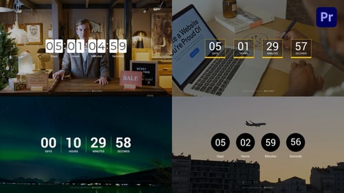 Amplios temporizadores de cuenta regresiva