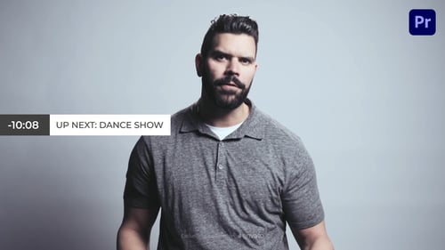 Modern Animated Timer Lower Thirds with Countdown and Count Up