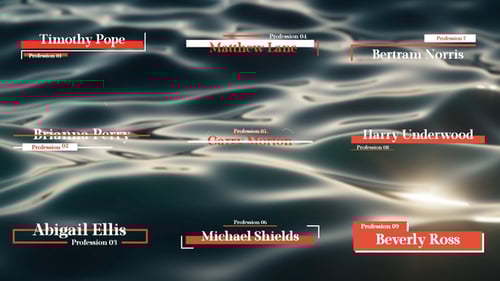 Stop Motion Lower Thirds
