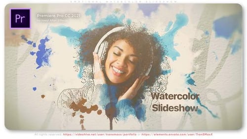 Emotional Watercolor Slideshow