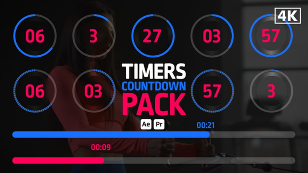 Timers Countdown Pack, Infographics ft. countdown timer & timer - Envato