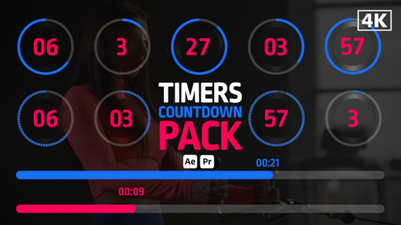 Timers Countdown Pack, Infographics ft. countdown timer & timer - Envato