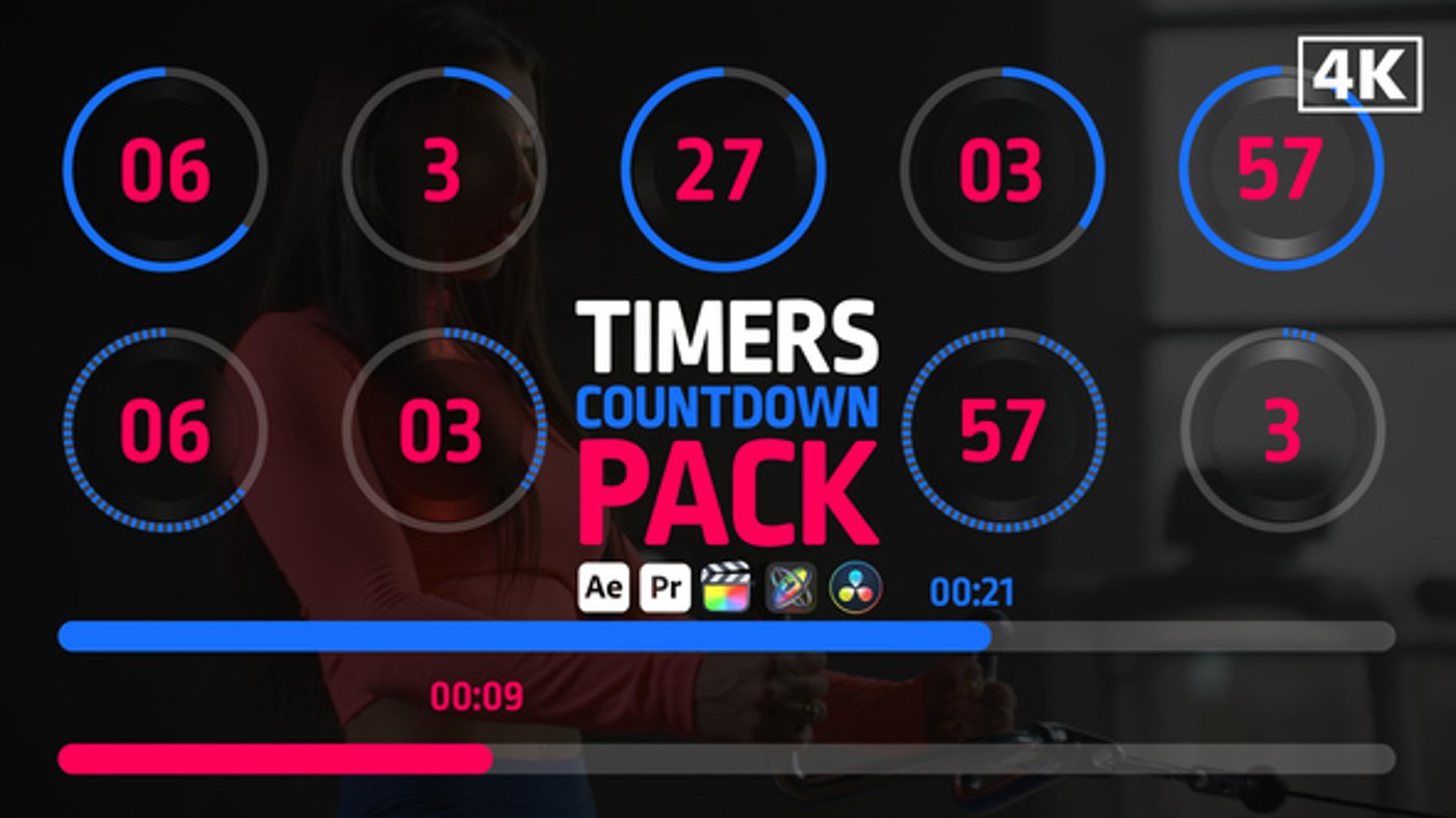 Timers Countdown Pack, Infographics ft. timer & clocks - Envato