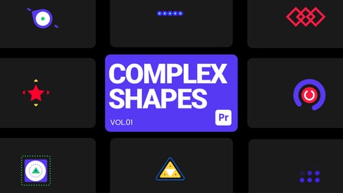Complex Shapes 01 for Premiere Pro