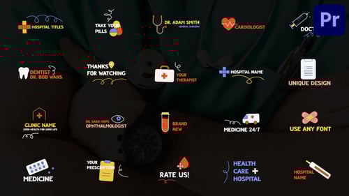 Hospital Titles for Premiere Pro