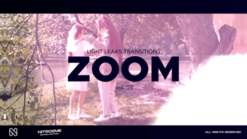 Light Leaks Zoom Transitions Vol. 03