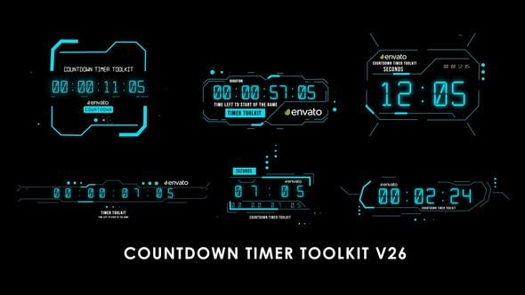 Countdown Timer Toolkit V26, Elements ft. timecode & countdown 10 ...