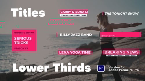 Títulos e Lower Thirds | MOGRT