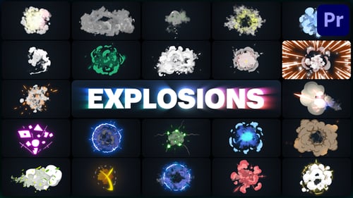 Dynamic Explosion and Energy Effects Pack for Video