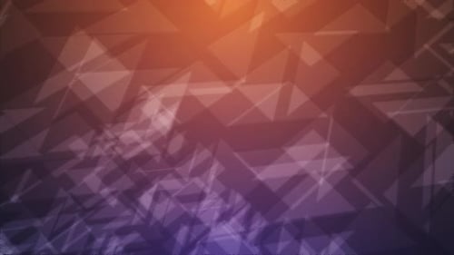 Tecnología digital de movimiento dinámico de triángulos transparentes