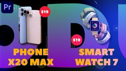 Dynamic Product Promo Slideshow with Geometric Motion Graphics