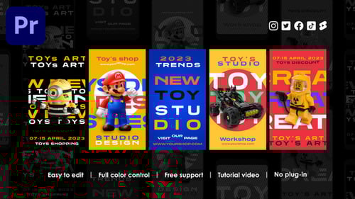 Dynamic Social Media Reels with Bold Typography and Modern Geometric Designs