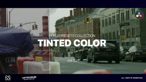 Tinted LUT Collection Vol. 02 for DaVinci Resolve