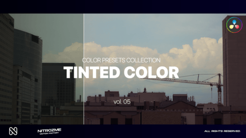Tinted LUT Collection Vol. 05 for DaVinci Resolve