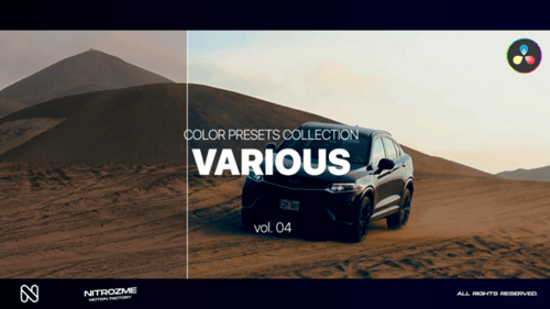 Various LUT Collection Vol. 04 for DaVinci Resolve