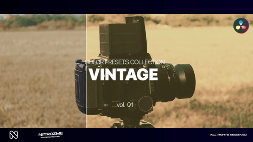 Vintage LUT Collection Vol. 01 for DaVinci Resolve