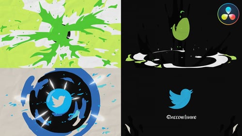 Liquid Logo Opener | DaVinci Resolve