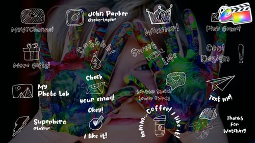 Tercios inferiores de Scribble Sketch | FCPX