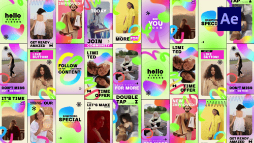 Gradient Social Media Stories