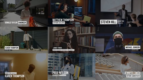 Minimalist Professional Lower Thirds for Broadcast