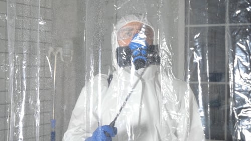 Cleaning and Disinfection in the hospital.