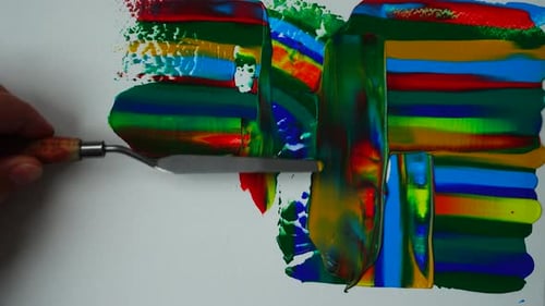 Abstract Background Acrylic 2
