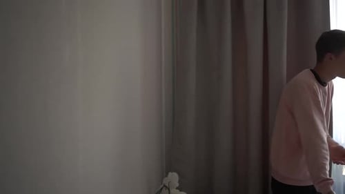 Couple in Conflict Arguing Indoors During Daytime