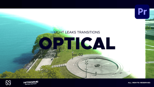 Light Leaks Optic Transitions Band 02 für Premiere Pro