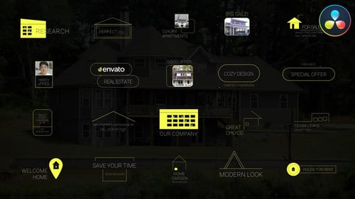 Real Estate Titles for DaVinci Resolve