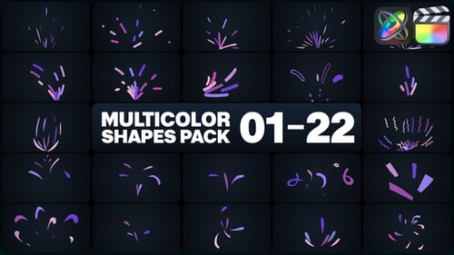 Multicolor Shapes for FCPX