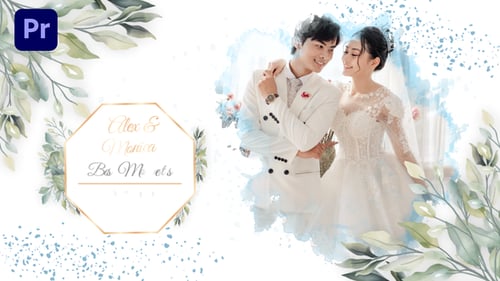 Ink Wedding Slideshow (MOGRT)