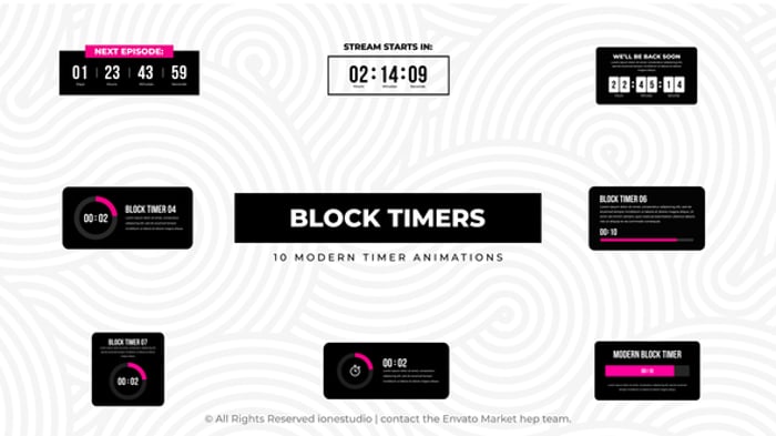 751 Timer Templates - Editable Video Templates - Envato