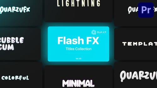 Títulos en Flash Motion para Premiere Pro Vol. 02