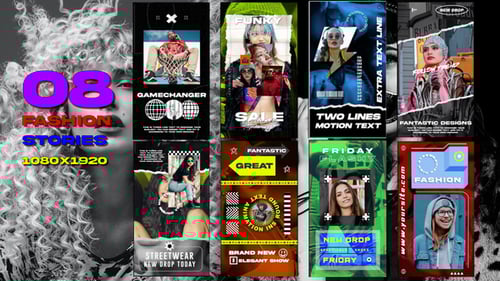 Dynamic Fashion Reels Template for Social Media Promotion