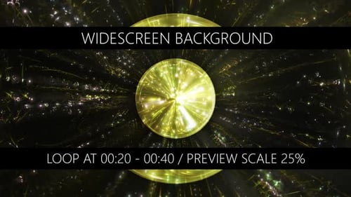 Fantasy Gold Abtsract Background Particles