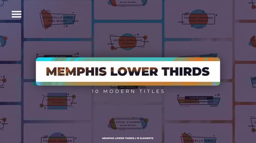 Memphis Lower Thirds