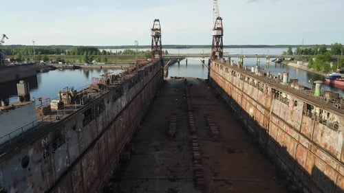 Werft für Schiffsreparatur