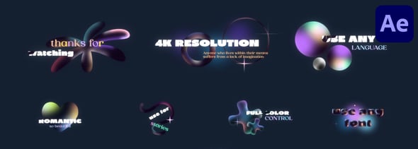 Cosmic Titles for After Effects