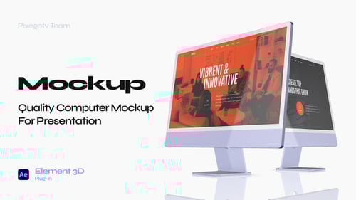 Web Promo Desktop Mockup