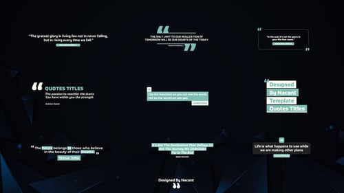 Modern Animated Quote Titles for Engaging Presentations