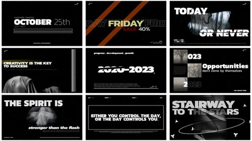 Dynamic Corporate Text Animations with Retro Grain Effect