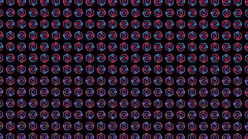 Concept 6-N1 Infinite Abstract Neon Dynamic Background Patterns