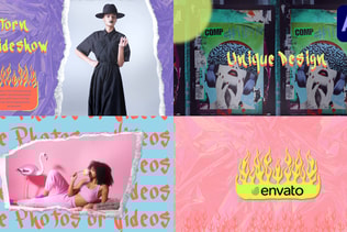 Torn Slideshow for After Effects